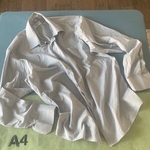 Men's Classic Light Gray Dress Shirt